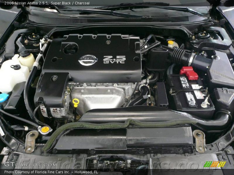 Super Black / Charcoal 2006 Nissan Altima 2.5 S