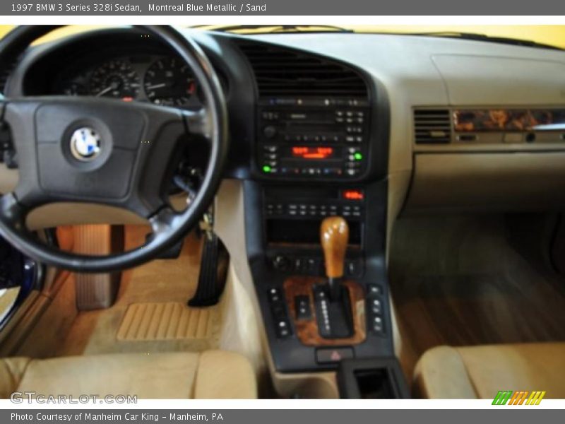 Montreal Blue Metallic / Sand 1997 BMW 3 Series 328i Sedan