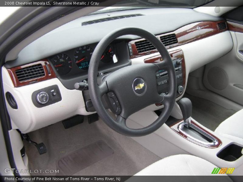 Silverstone Metallic / Gray 2008 Chevrolet Impala LS