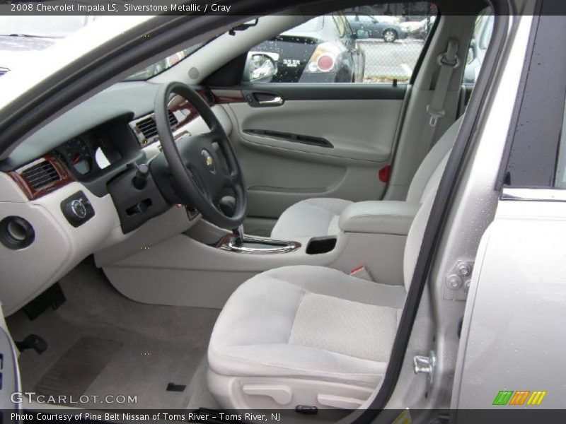 Silverstone Metallic / Gray 2008 Chevrolet Impala LS