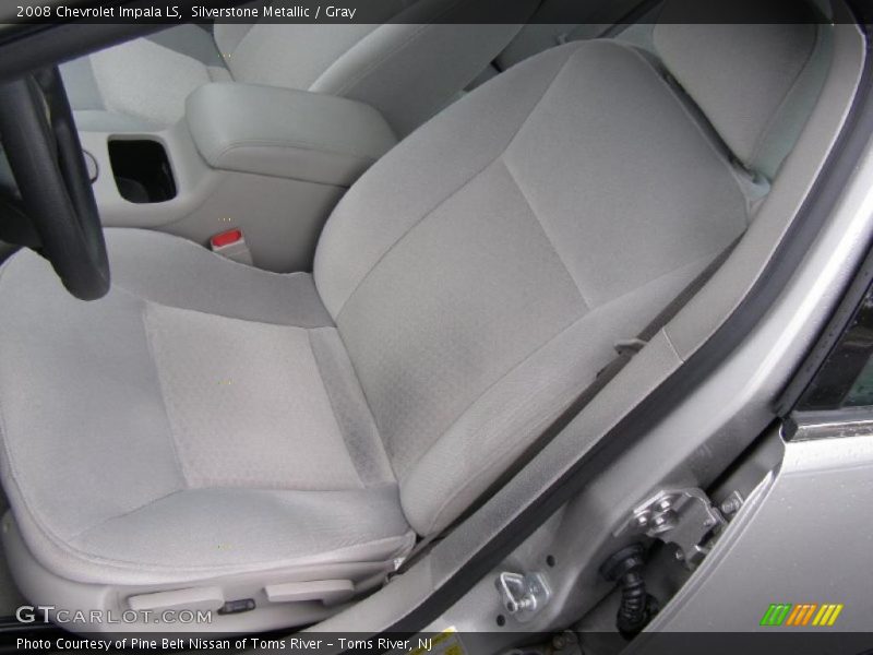 Silverstone Metallic / Gray 2008 Chevrolet Impala LS