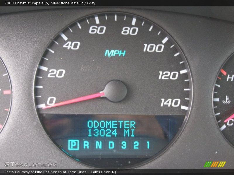 Silverstone Metallic / Gray 2008 Chevrolet Impala LS