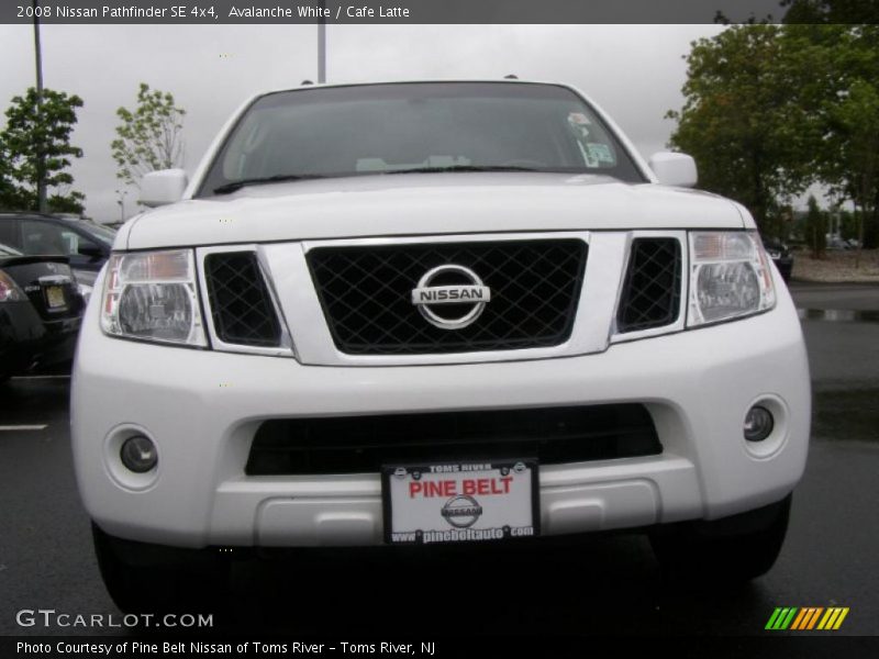 Avalanche White / Cafe Latte 2008 Nissan Pathfinder SE 4x4