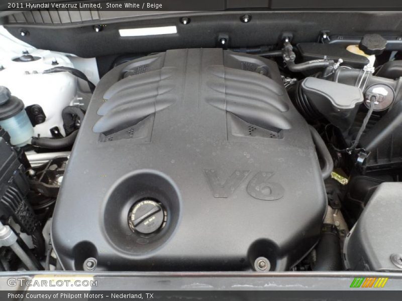 Stone White / Beige 2011 Hyundai Veracruz Limited