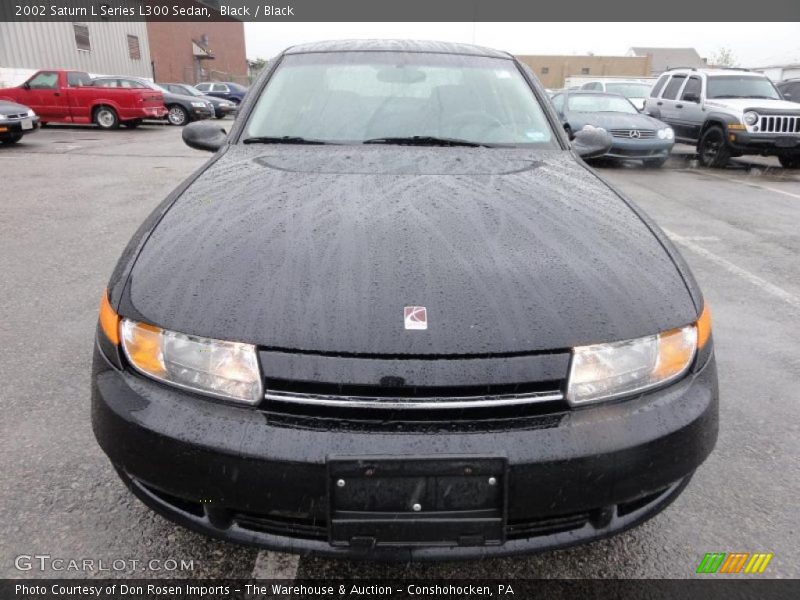 Black / Black 2002 Saturn L Series L300 Sedan