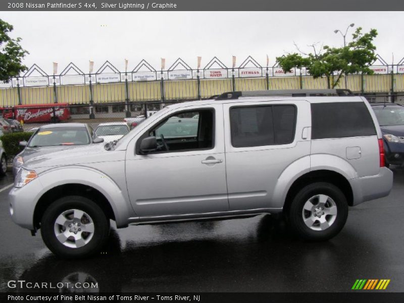 Silver Lightning / Graphite 2008 Nissan Pathfinder S 4x4