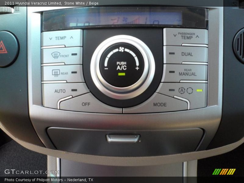 Stone White / Beige 2011 Hyundai Veracruz Limited