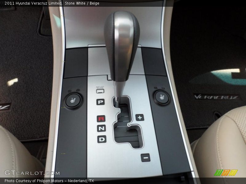 Stone White / Beige 2011 Hyundai Veracruz Limited