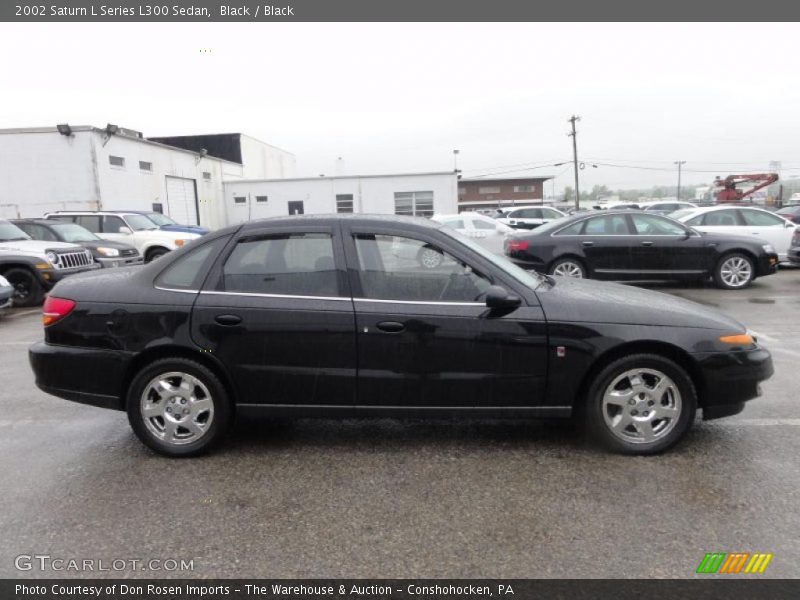 Black / Black 2002 Saturn L Series L300 Sedan