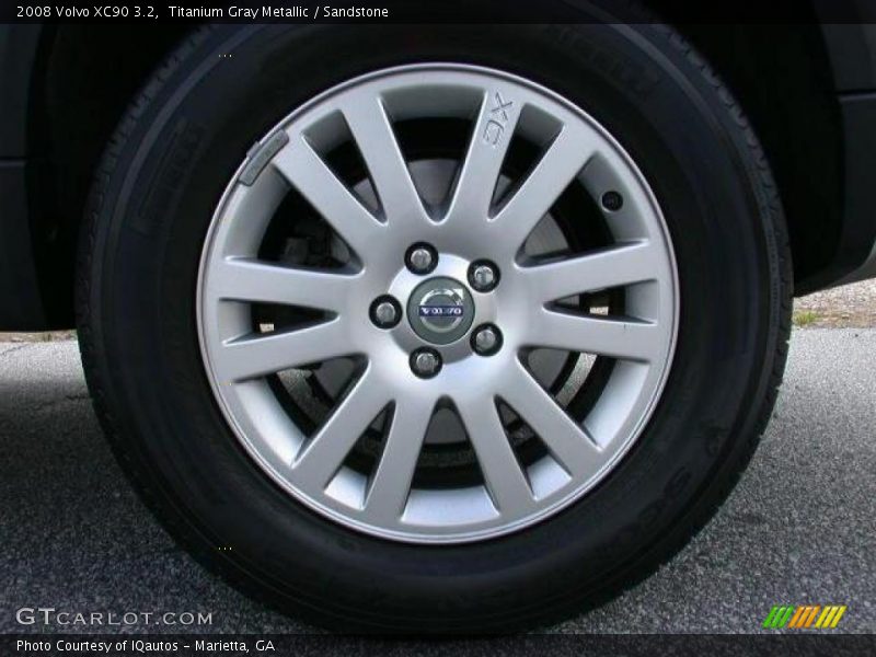 Titanium Gray Metallic / Sandstone 2008 Volvo XC90 3.2