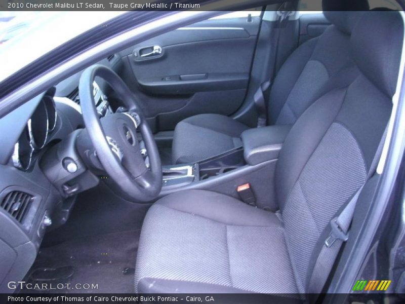 Taupe Gray Metallic / Titanium 2010 Chevrolet Malibu LT Sedan