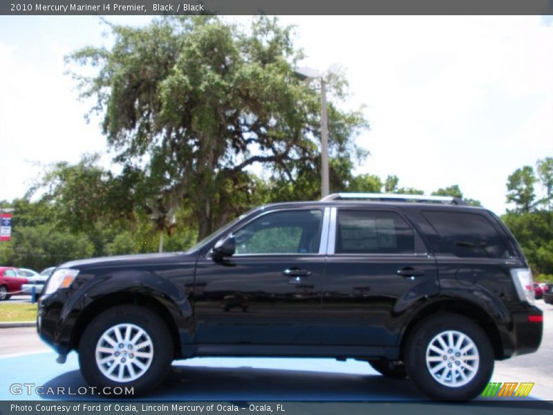 Black / Black 2010 Mercury Mariner I4 Premier