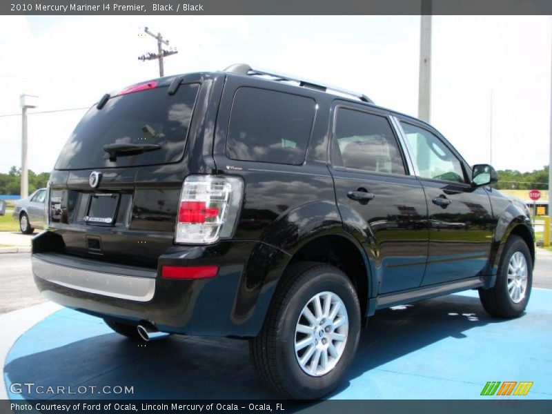 Black / Black 2010 Mercury Mariner I4 Premier
