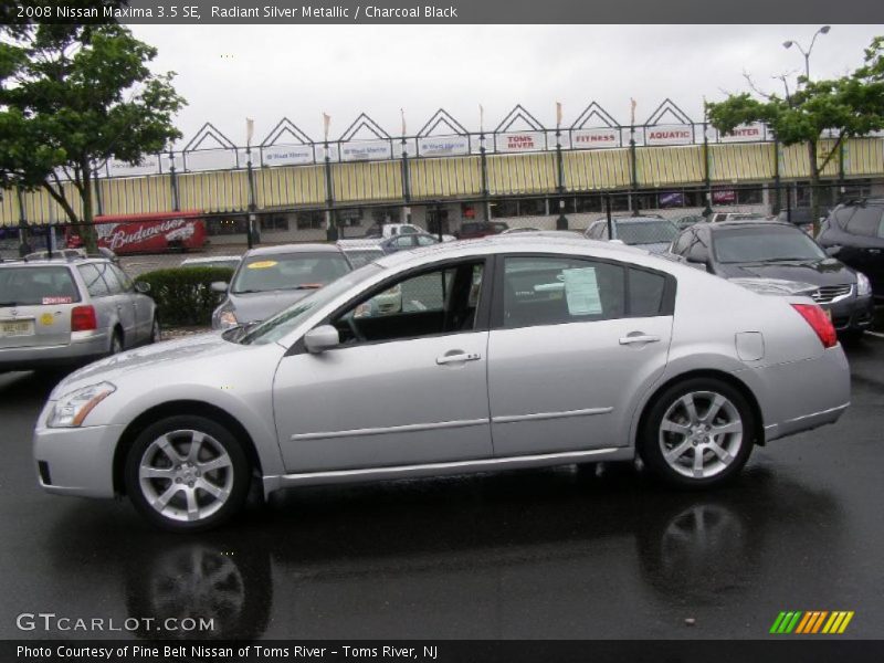 Radiant Silver Metallic / Charcoal Black 2008 Nissan Maxima 3.5 SE