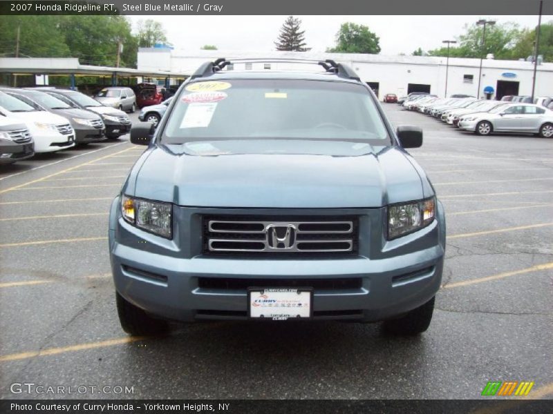 Steel Blue Metallic / Gray 2007 Honda Ridgeline RT