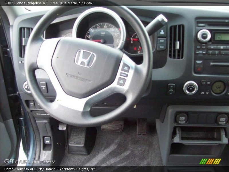 Steel Blue Metallic / Gray 2007 Honda Ridgeline RT