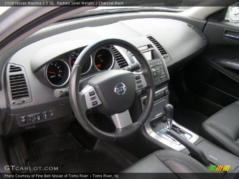 Radiant Silver Metallic / Charcoal Black 2008 Nissan Maxima 3.5 SE