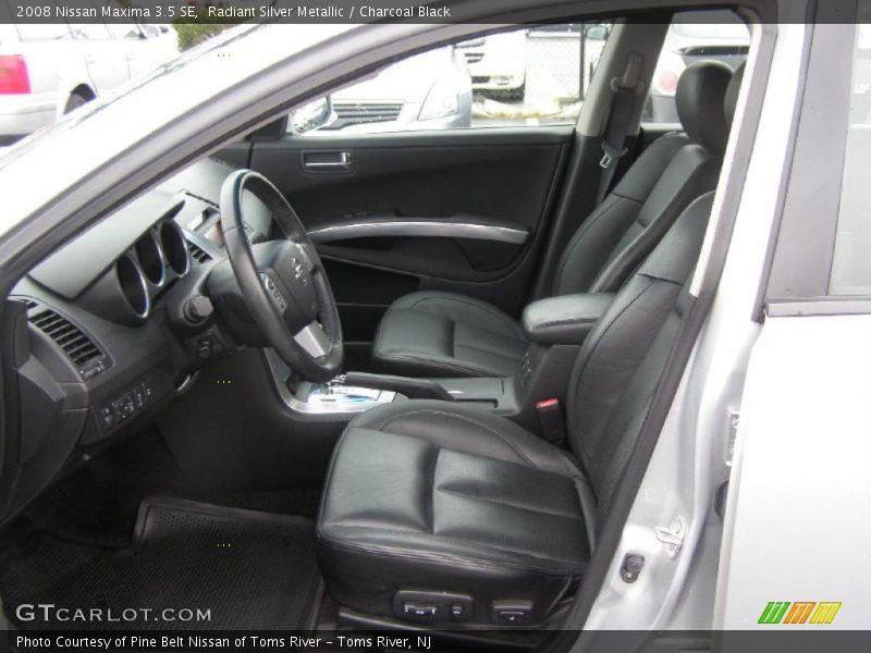 Radiant Silver Metallic / Charcoal Black 2008 Nissan Maxima 3.5 SE