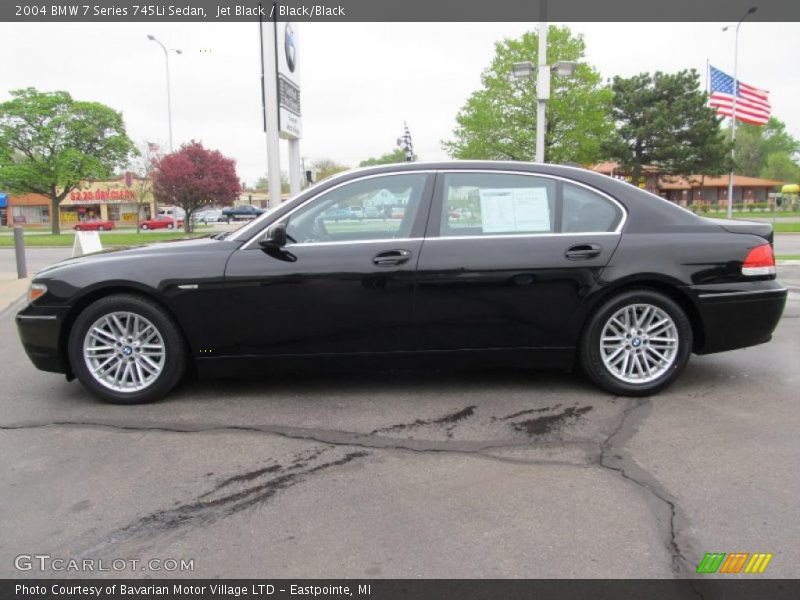 Jet Black / Black/Black 2004 BMW 7 Series 745Li Sedan