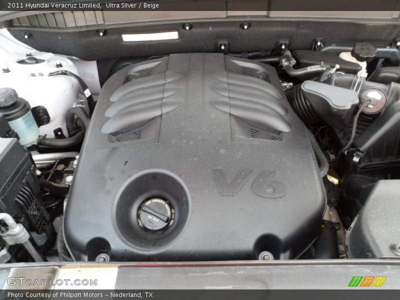 Ultra Silver / Beige 2011 Hyundai Veracruz Limited