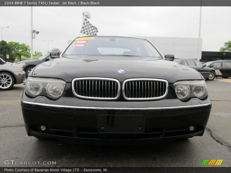 Jet Black / Black/Black 2004 BMW 7 Series 745Li Sedan