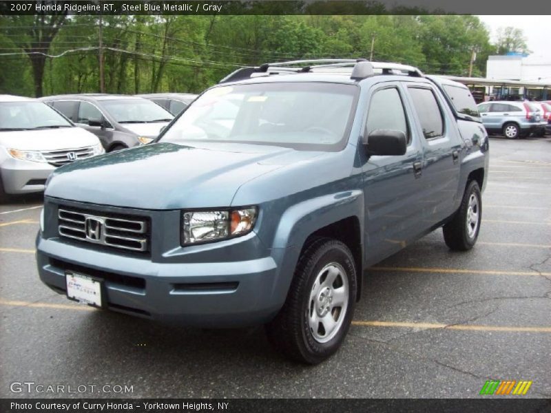 Steel Blue Metallic / Gray 2007 Honda Ridgeline RT