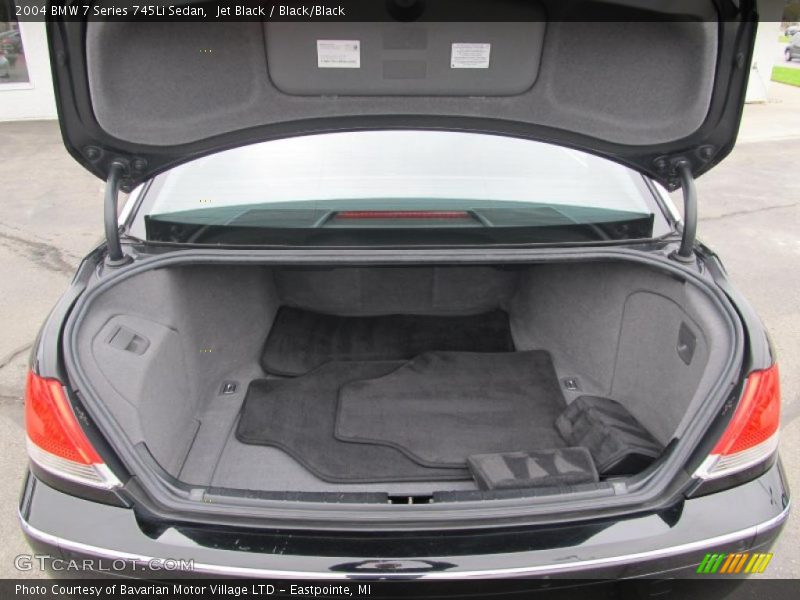 Jet Black / Black/Black 2004 BMW 7 Series 745Li Sedan