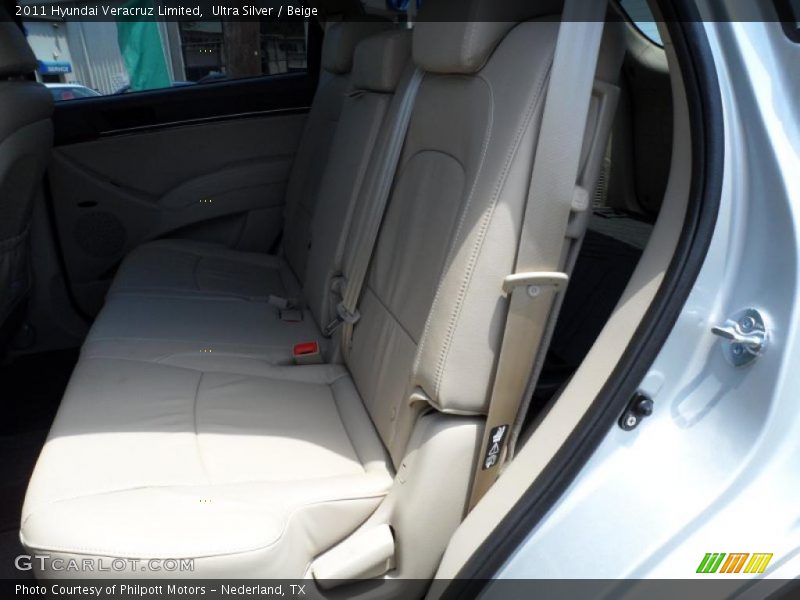 Ultra Silver / Beige 2011 Hyundai Veracruz Limited