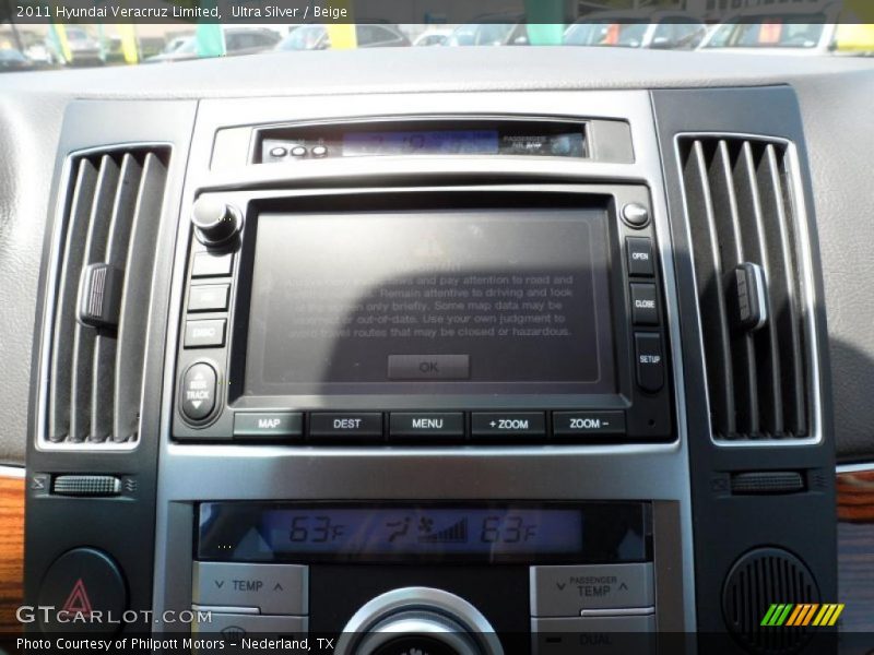 Ultra Silver / Beige 2011 Hyundai Veracruz Limited