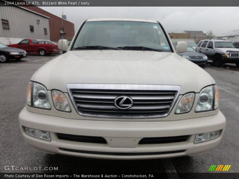 Blizzard White Pearl / Ivory 2004 Lexus LX 470