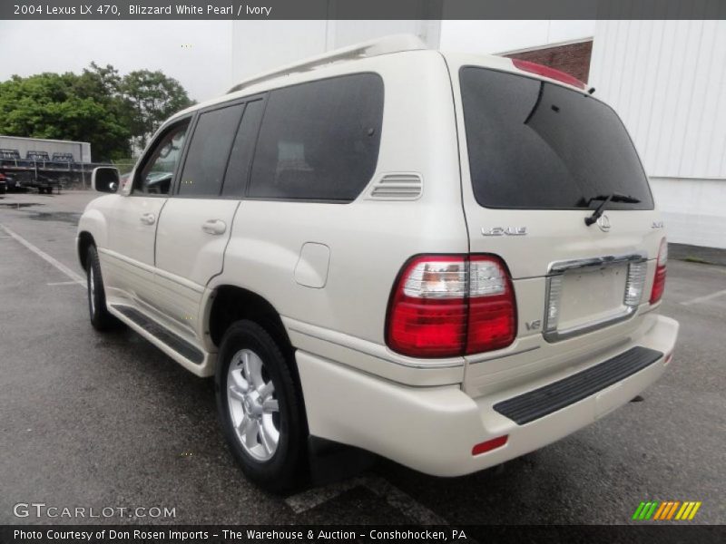 Blizzard White Pearl / Ivory 2004 Lexus LX 470