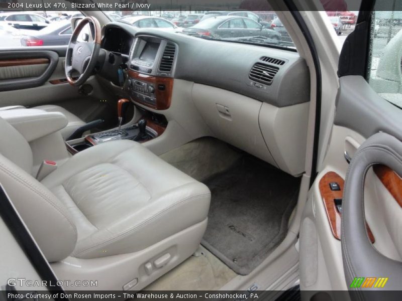 Blizzard White Pearl / Ivory 2004 Lexus LX 470