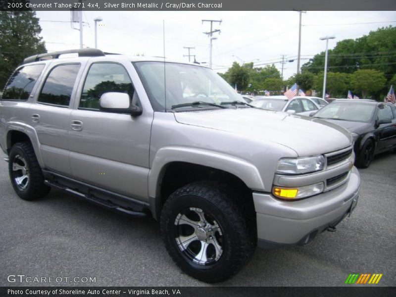 Silver Birch Metallic / Gray/Dark Charcoal 2005 Chevrolet Tahoe Z71 4x4