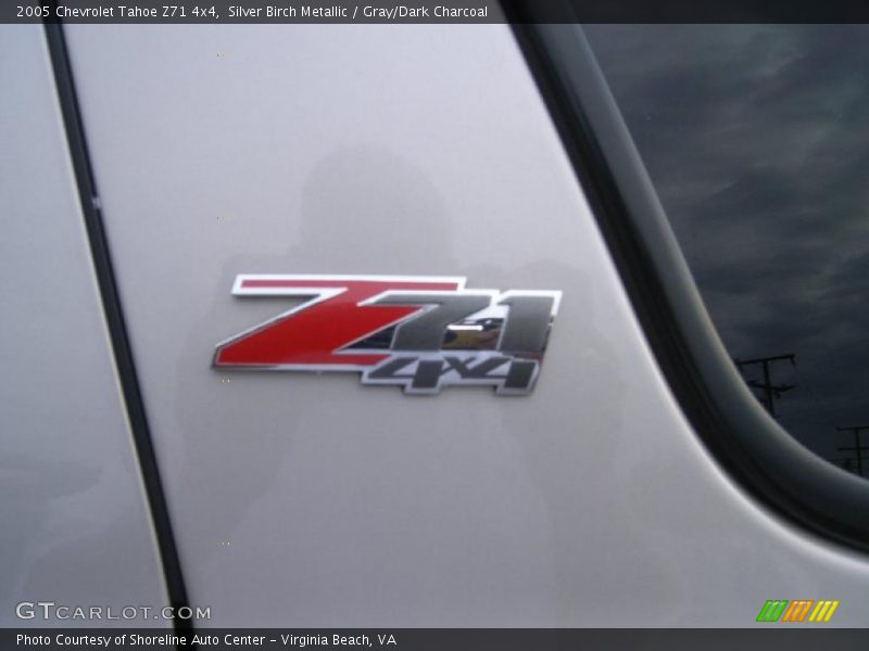 Silver Birch Metallic / Gray/Dark Charcoal 2005 Chevrolet Tahoe Z71 4x4