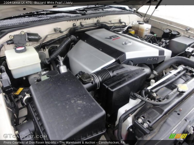 Blizzard White Pearl / Ivory 2004 Lexus LX 470