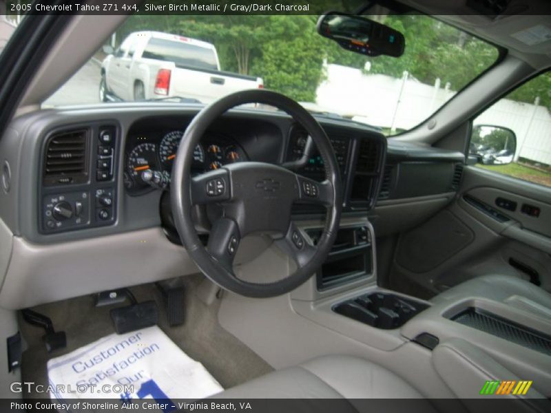 Silver Birch Metallic / Gray/Dark Charcoal 2005 Chevrolet Tahoe Z71 4x4