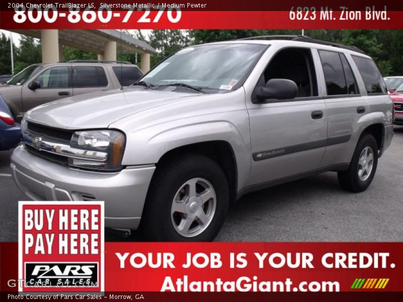 Silverstone Metallic / Medium Pewter 2004 Chevrolet TrailBlazer LS