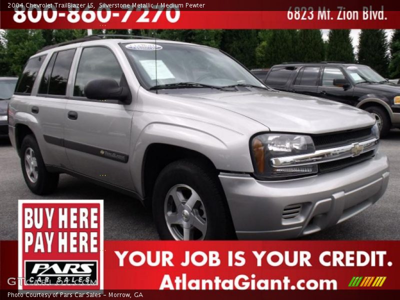 Silverstone Metallic / Medium Pewter 2004 Chevrolet TrailBlazer LS