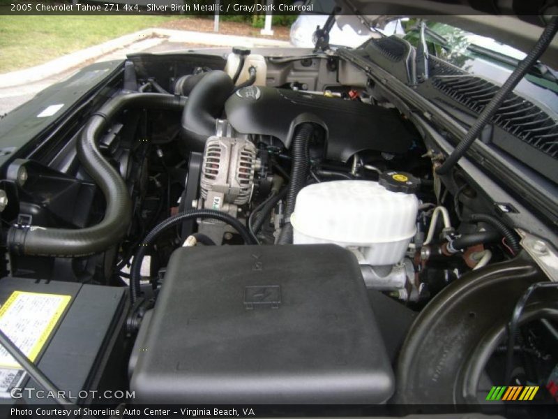 Silver Birch Metallic / Gray/Dark Charcoal 2005 Chevrolet Tahoe Z71 4x4