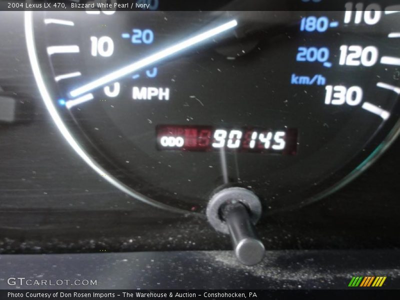 Blizzard White Pearl / Ivory 2004 Lexus LX 470