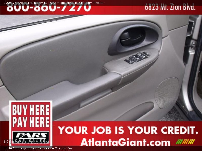 Silverstone Metallic / Medium Pewter 2004 Chevrolet TrailBlazer LS