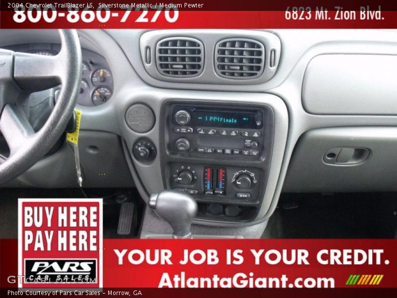 Silverstone Metallic / Medium Pewter 2004 Chevrolet TrailBlazer LS