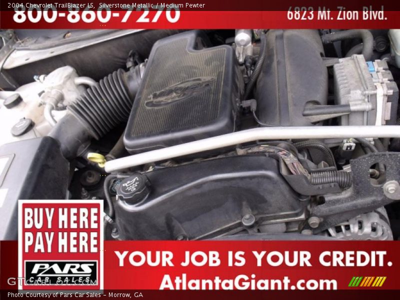 Silverstone Metallic / Medium Pewter 2004 Chevrolet TrailBlazer LS