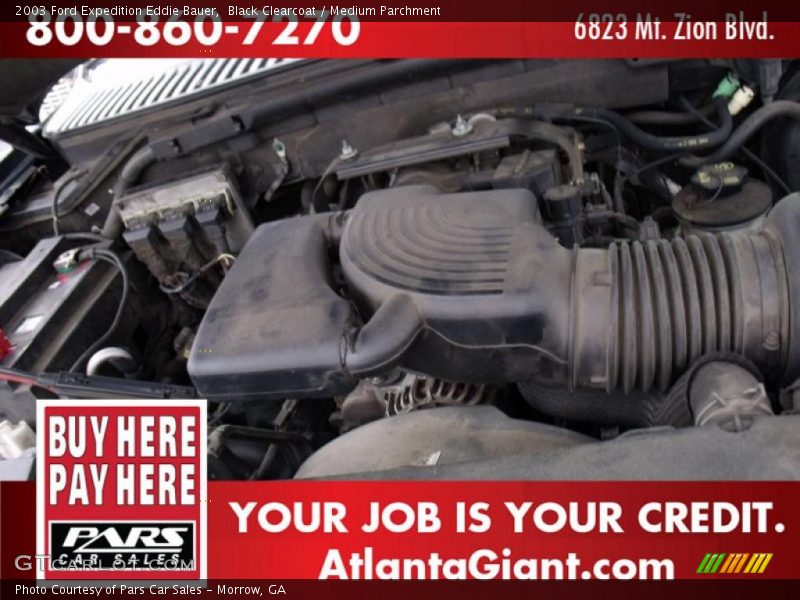 Black Clearcoat / Medium Parchment 2003 Ford Expedition Eddie Bauer