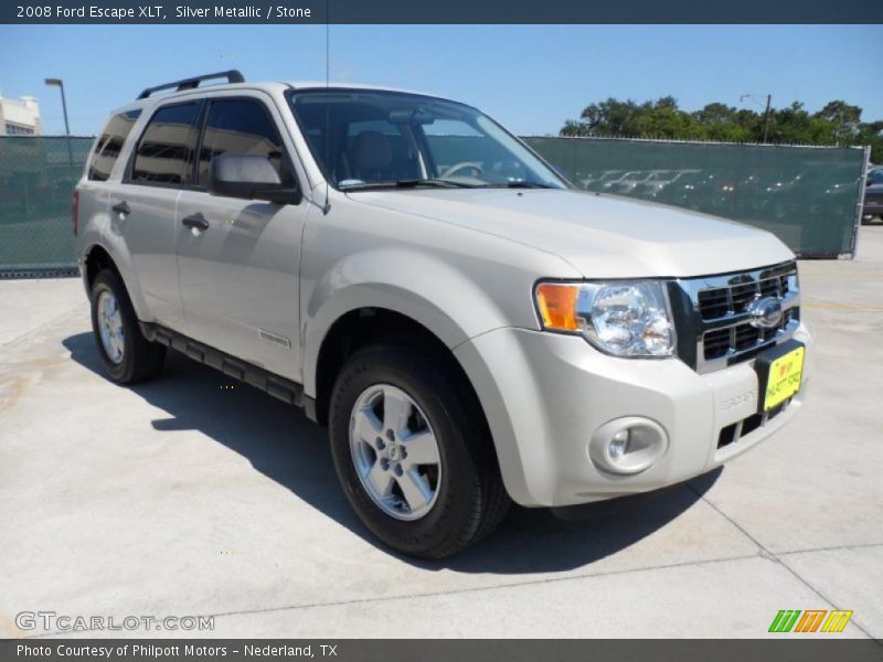 Silver Metallic / Stone 2008 Ford Escape XLT
