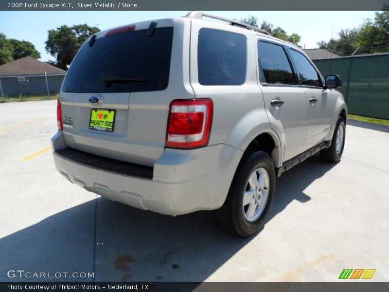 Silver Metallic / Stone 2008 Ford Escape XLT