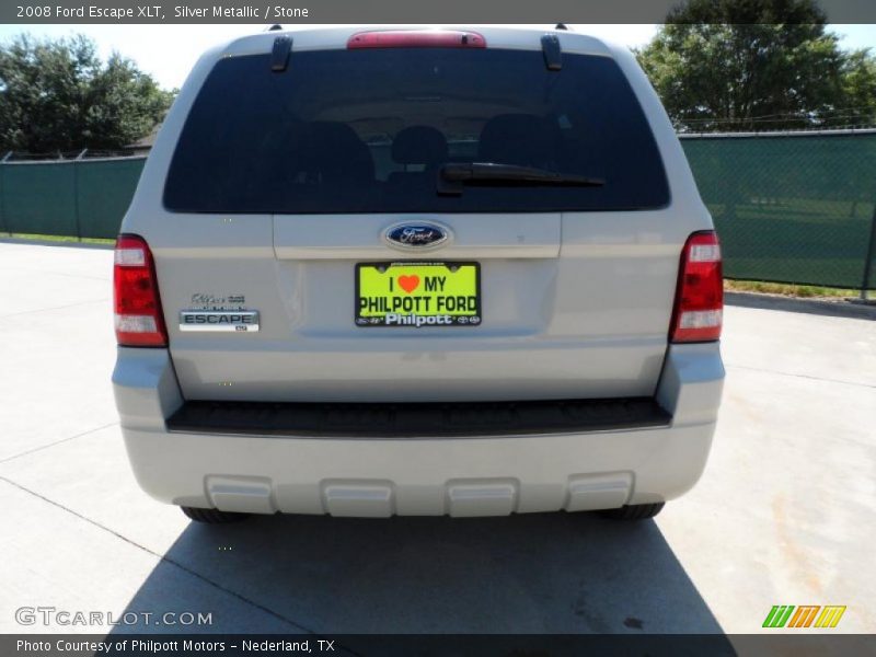 Silver Metallic / Stone 2008 Ford Escape XLT