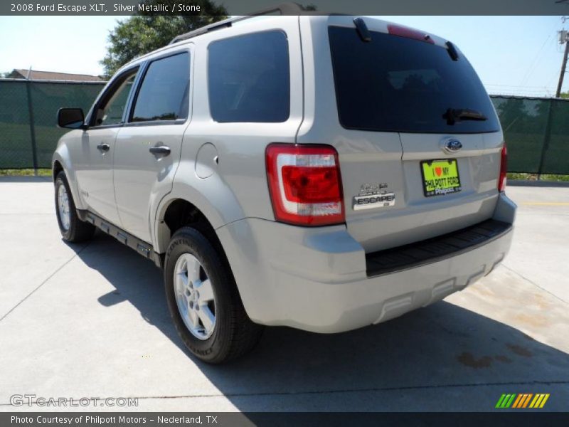 Silver Metallic / Stone 2008 Ford Escape XLT