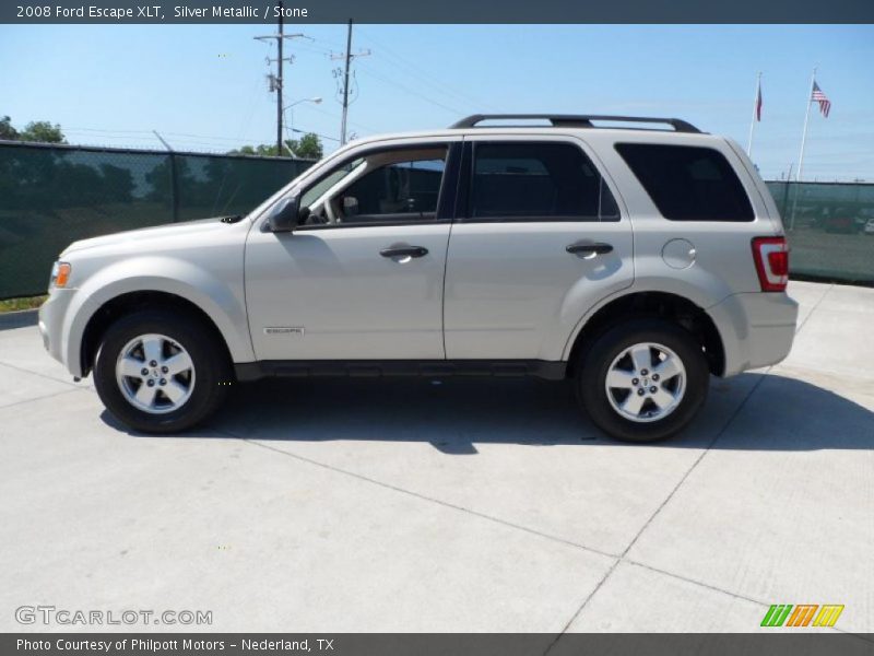 Silver Metallic / Stone 2008 Ford Escape XLT