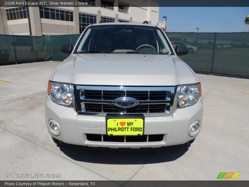 Silver Metallic / Stone 2008 Ford Escape XLT